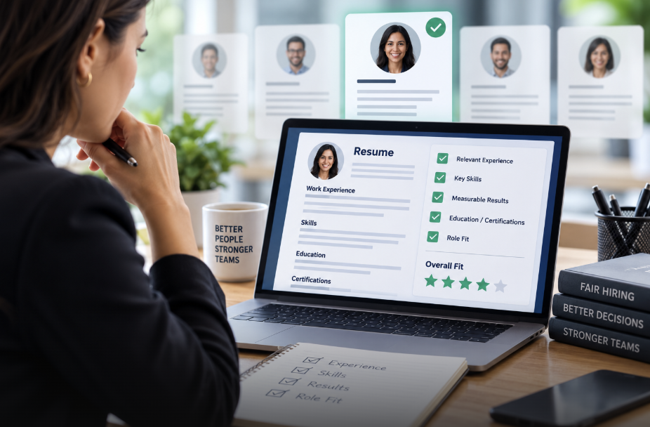 Effective resume screening goes beyond keywords and formatting. By focusing on relevant skills, experience, and qualifications, employers can make smarter hiring decisions and identify the right candidates faster.